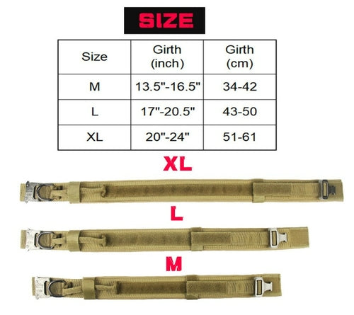 Tactical Dog Collar - Adjustable