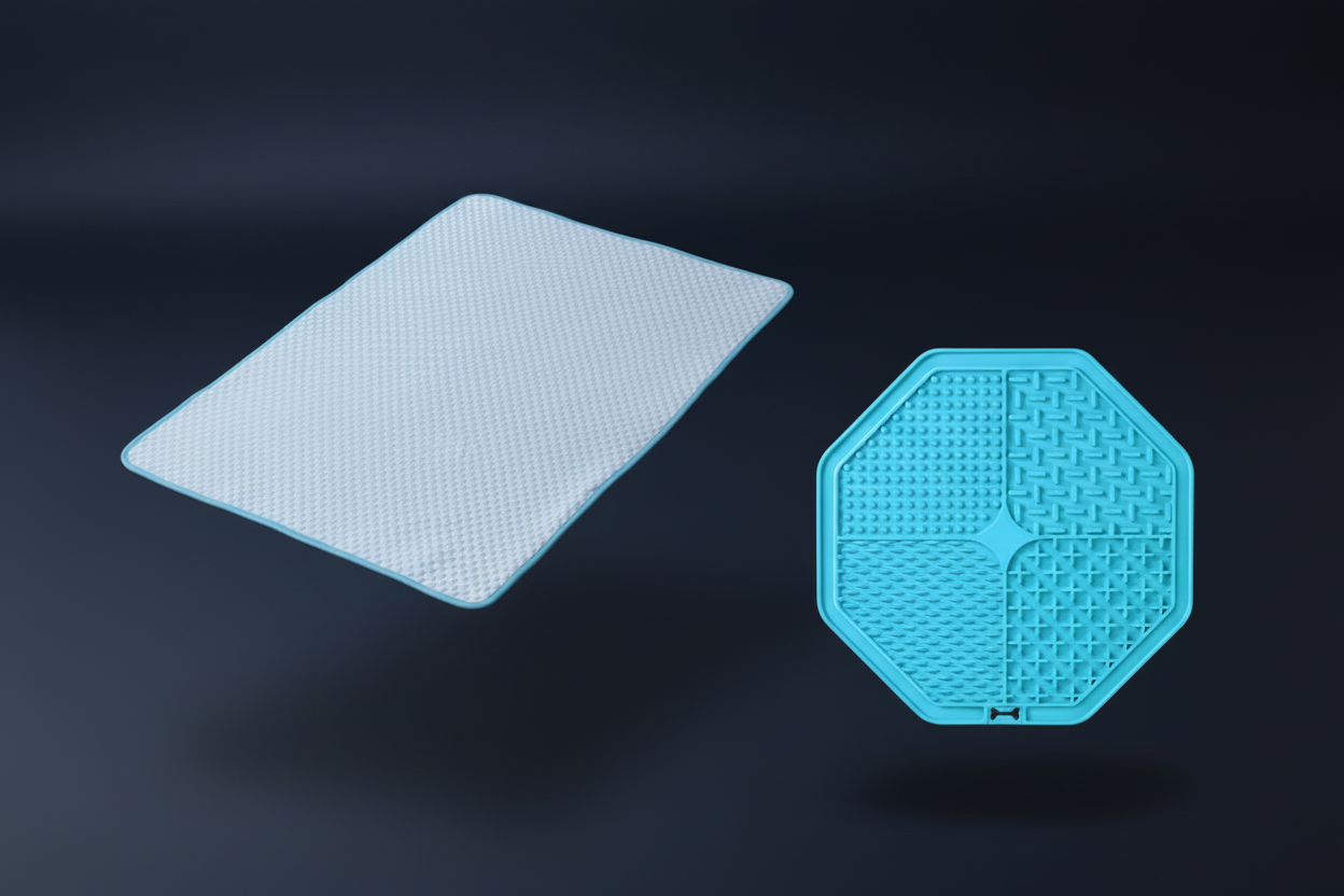 Health & Comfort collection with navy gradient