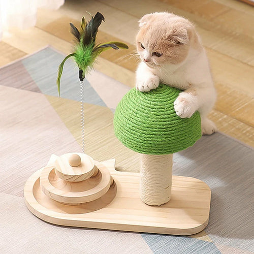 Cat Scratching Post with Toy