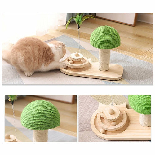 Cat Scratching Post with Toy