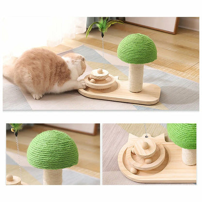 Cat Scratching Post with Toy