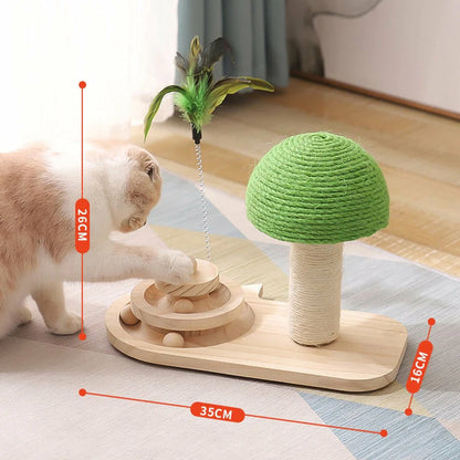 Cat Scratching Post with Toy