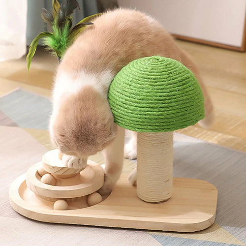 Cat Scratching Post with Toy