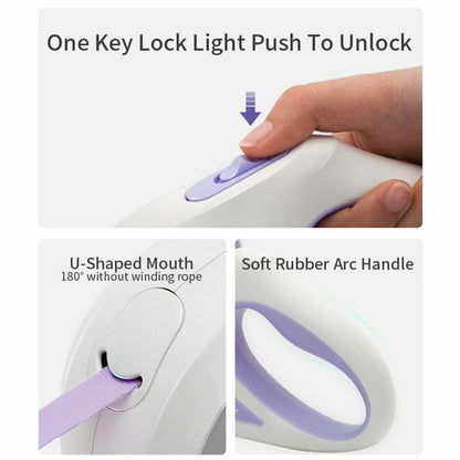 Retractable LED Dog Leash