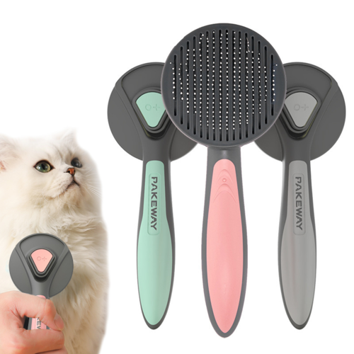 Self-Cleaning Pet Grooming Brush